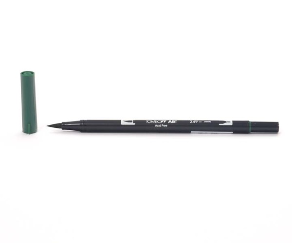 Tombow Dual Brush Pen - Hunter Green - Jägergrün