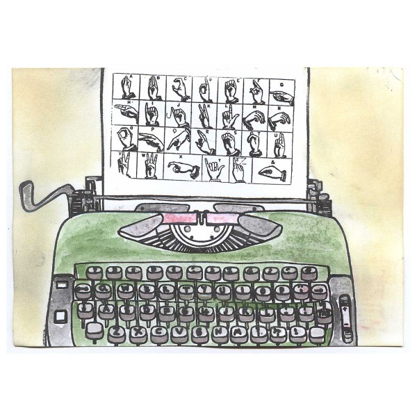 Die Schreibmaschine III gestaltet von Patricia aus Mutlangen