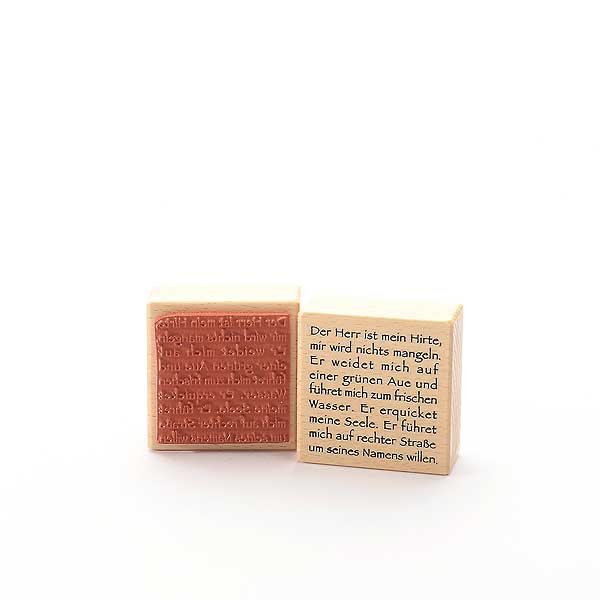 Motivstempel Titel: Der Herr ist mein Hirte ...