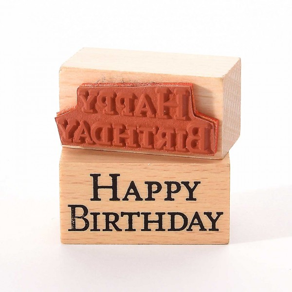 Motivstempel Titel: Happy Birthday