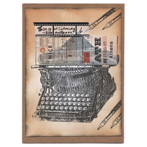 Die Schreibmaschine gestaltet von Patricia aus Mutlangen