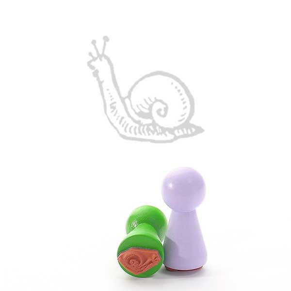 Motivstempel Titel: Ministempel · Schnecke