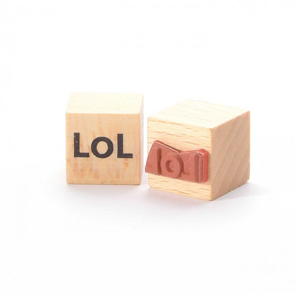 Motivstempel Titel: Laugh out loud LoL