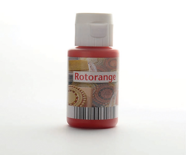 Acryl zum Stempeln · Rotorange