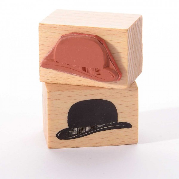 Motivstempel Titel: Bowler Hut