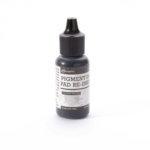 Ranger Pigment Ink Refill - Black Tie · Schwarz