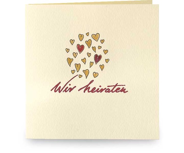 Wir heiraten ...
