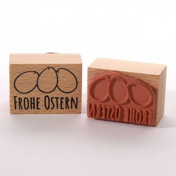 Motivstempel Titel: Frohe Oster(Eier)