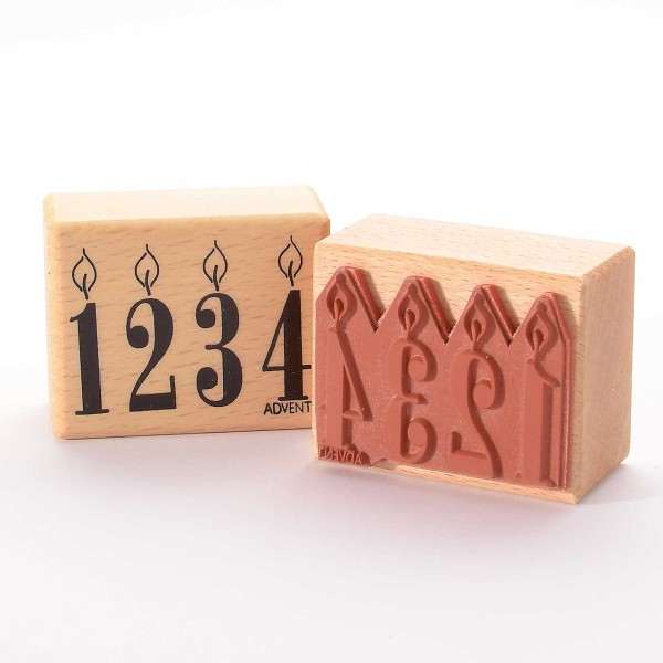 Motivstempel Titel: 1234 Advent