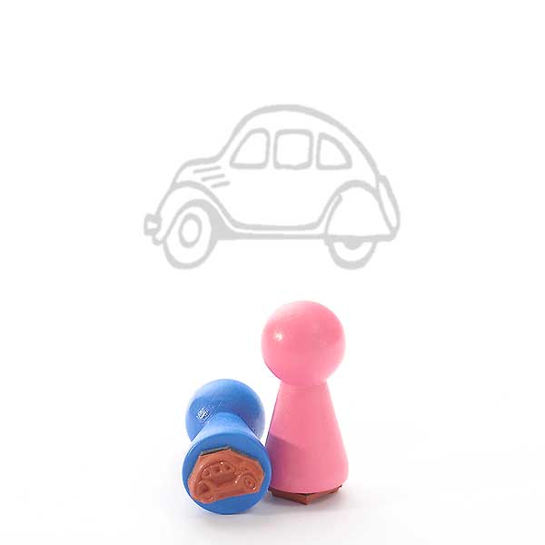 Motivstempel Titel: Ministempel · Auto