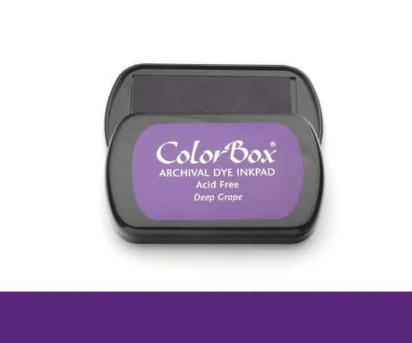 CB Archival Dye Ink Stempelkissen · Deep Grape - Weintrauben (Violett)