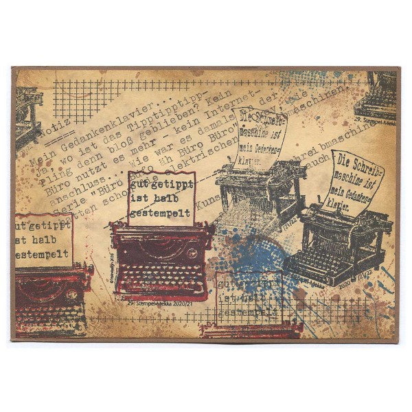 Die Schreibmaschine III gestaltet von Hilke aus Bergisch Gladbach