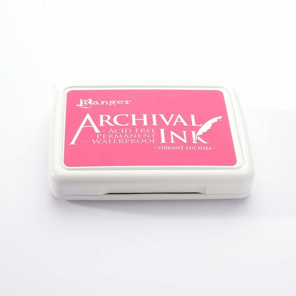 Ranger Archival Ink Stempelkissen - Vibrant Fuchsia · Pink