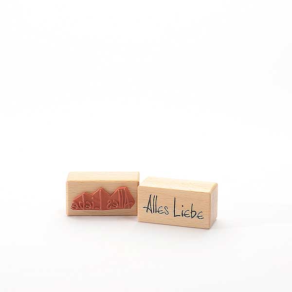 Motivstempel Titel: Alles Liebe