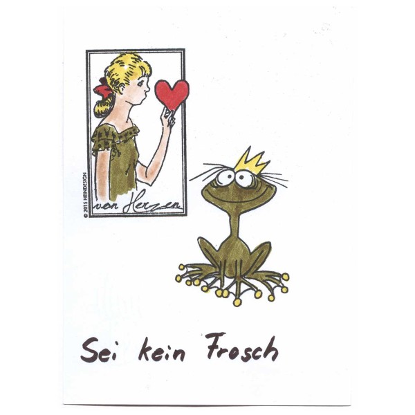 Sei kein Frosch gestaltet von Martina aus Hockenheim