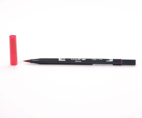 Tombow Dual Brush Pen - Rubine Red - Rubinrot