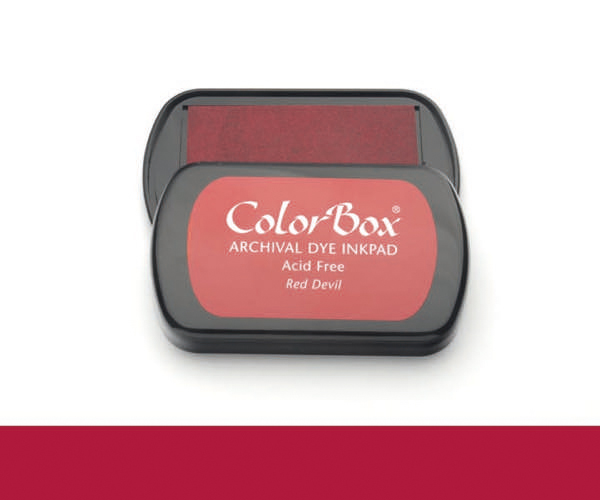 CB Archival Dye Ink Stempelkissen · Red Devil - Roter Teufel