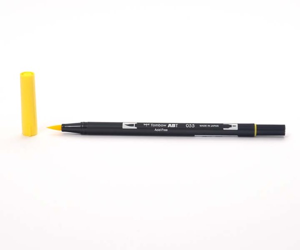 Tombow Dual Brush Pen - Process Yellow - Prozeßfarbe Gelb