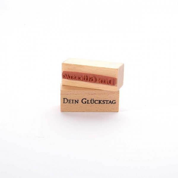 Motivstempel Titel: Dein Glückstag