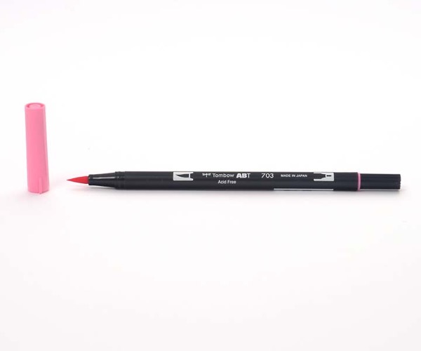 Tombow Dual Brush Pen - Pink Rose - Rosarot