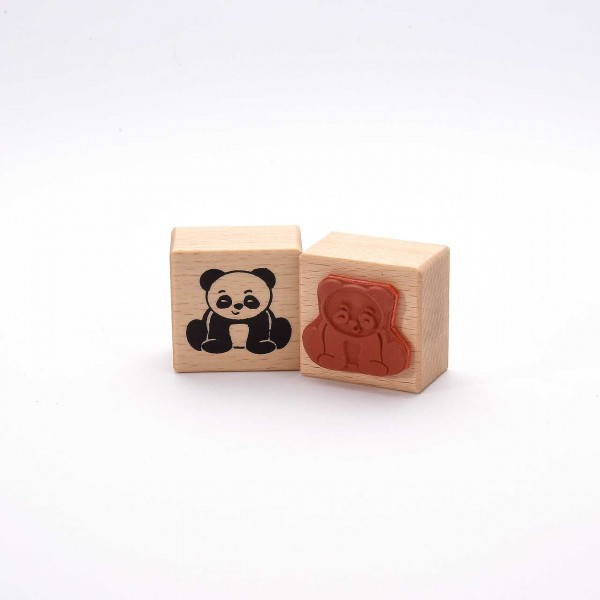 Motivstempel Titel: Kleiner Panda