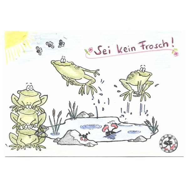 Sei kein Frosch gestaltet von Sabine aus Bad Bramstedt