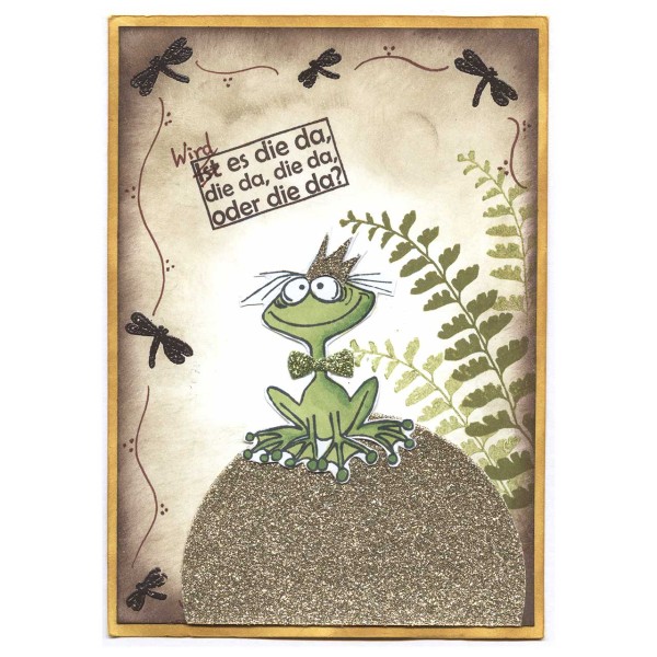 Sei kein Frosch gestaltet von Anke aus Buchloe-Lindenberg
