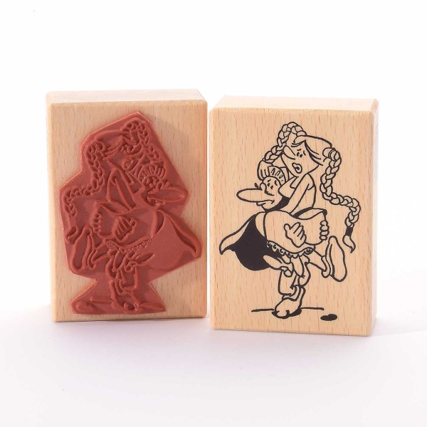 Motivstempel Titel: Rapunzel und Sir Ringelbart