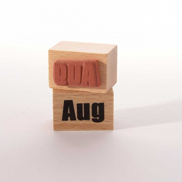 Motivstempel Titel: Monate - Aug