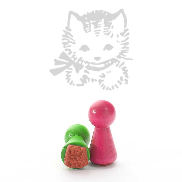 Motivstempel Titel: Ministempel · Katze