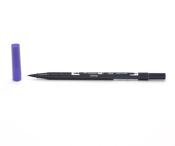 Tombow Dual Brush Pen - Violet - Violett