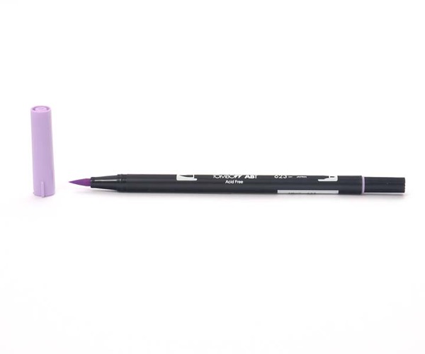 Tombow Dual Brush Pen - Purple Sage - Sage Violett