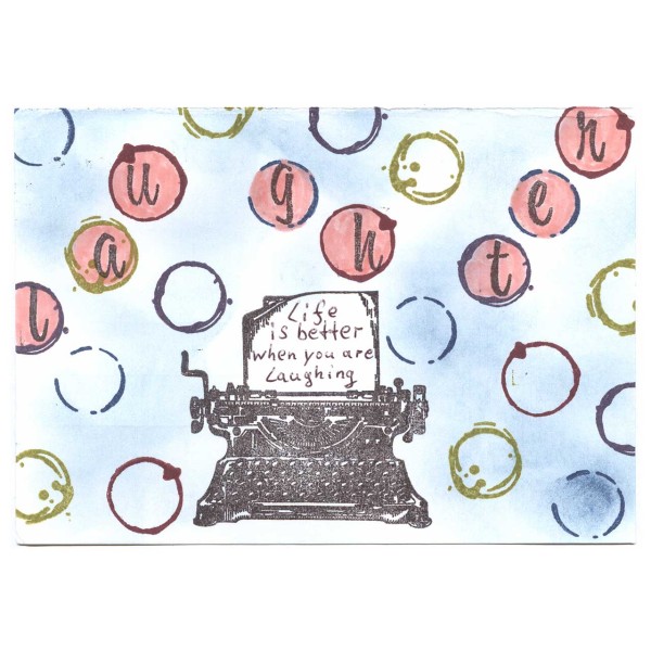 Die Schreibmaschine gestaltet von Brigitte aus Dormagen