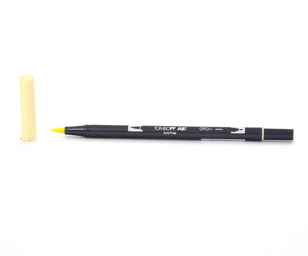 Tombow Dual Brush Pen - Baby Yellow - Baby Gelb