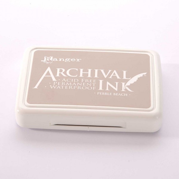 Ranger Archival Ink Stempelkissen - Pebble Beach · Sand