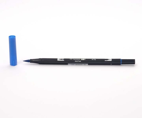 Tombow Dual Brush Pen - Cyan - Cyan