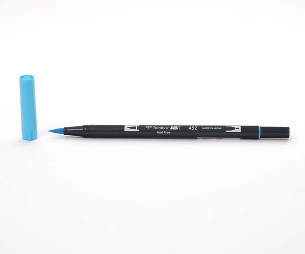 Tombow Dual Brush Pen - Process Blue - Prozeßfarbe Blau