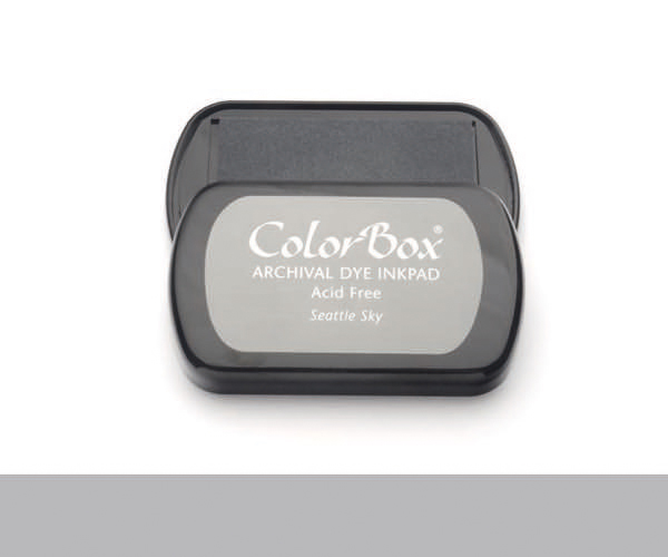 CB Archival Dye Ink Stempelkissen · Seattle Sky - Grauer Himmel