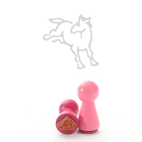 Motivstempel Titel: Ministempel · Pferd