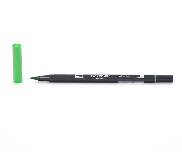 Tombow Dual Brush Pen - Light Green - Hell Grün