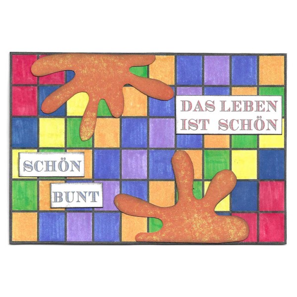 Stempeln ist bunt gestaltet von Jenny aus Remscheid